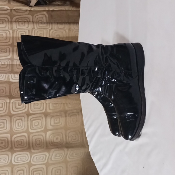 Jimmy Choo Patent Leather Boots - Picture 4 of 16